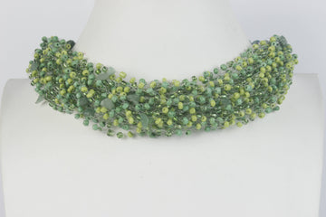 Crystal Bead Collarbone Necklaces