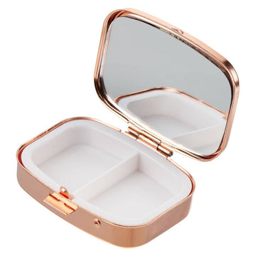 Every Good and Perfect Gift Rose Gold Pill Case